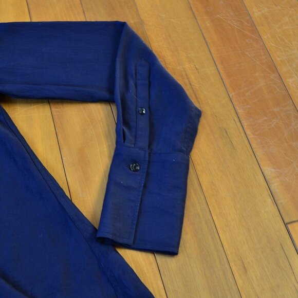 rag & bone faux wrap long sleeve top size xs / tp made in USA - Picture 4 of 10